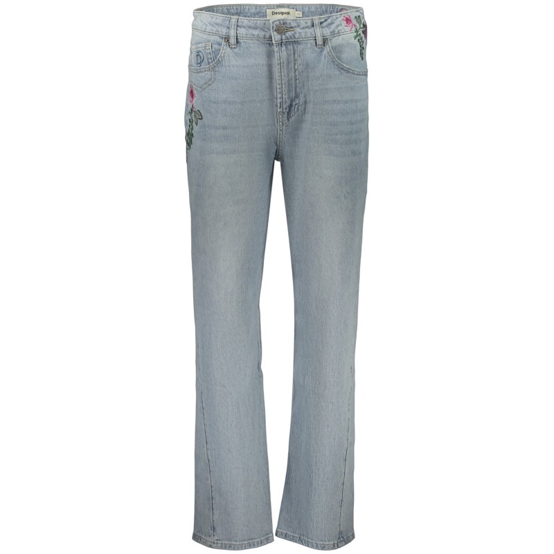 DESIGUAL JEANS DENIM DONNA AZZURRO