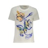 DESIGUAL T-SHIRT MANICHE CORTE DONNA BIANCO