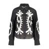 DESIGUAL CAMICIA MANICHE LUNGHE DONNA NERO