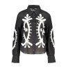 DESIGUAL CAMICIA MANICHE LUNGHE DONNA NERO