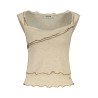 DESIGUAL CANOTTA DONNA BEIGE