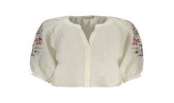 DESIGUAL CAMICIA MANICHE LUNGHE DONNA BIANCO