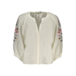 DESIGUAL CAMICIA MANICHE LUNGHE DONNA BIANCO