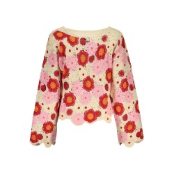 DESIGUAL MAGLIA DONNA BEIGE