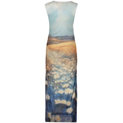 DESIGUAL ABITO LUNGO DONNA AZZURRO