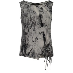 DESIGUAL CANOTTA DONNA NERO