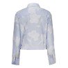 DESIGUAL CAMICIA MANICHE LUNGHE DONNA AZZURRO