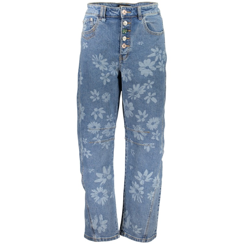 DESIGUAL JEANS DENIM DONNA AZZURRO