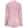 DESIGUAL CAMICIA MANICHE LUNGHE DONNA ROSA