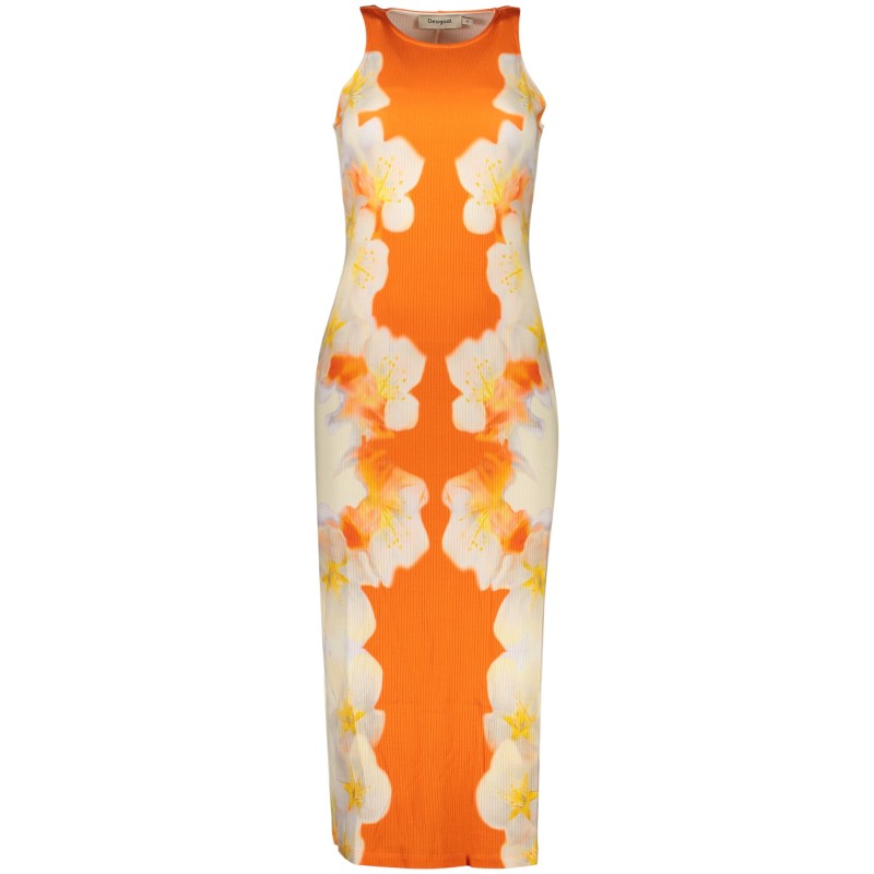 DESIGUAL ABITO LUNGO DONNA ARANCIO