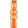DESIGUAL ABITO LUNGO DONNA ARANCIO