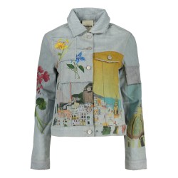 DESIGUAL GIUBBOTTO IN JEANS DONNA AZZURRO