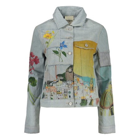 DESIGUAL GIUBBOTTO IN JEANS DONNA AZZURRO