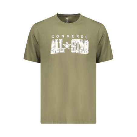 CONVERSE T-SHIRT MANICHE CORTE UOMO VERDE