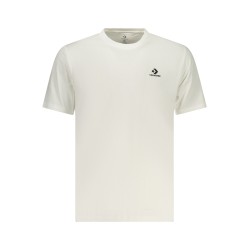 CONVERSE T-SHIRT MANICHE CORTE UOMO BIANCO