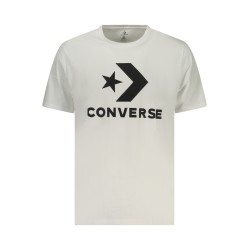 CONVERSE T-SHIRT MANICHE CORTE UOMO BIANCO