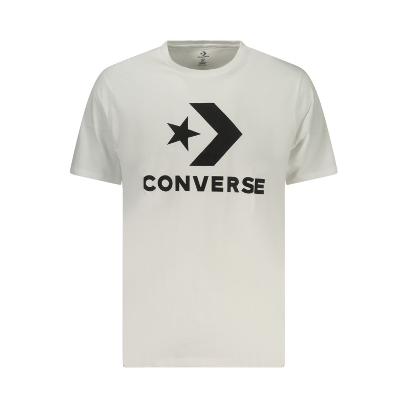 CONVERSE T-SHIRT MANICHE CORTE UOMO BIANCO
