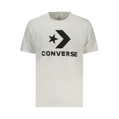 CONVERSE T-SHIRT MANICHE CORTE UOMO BIANCO