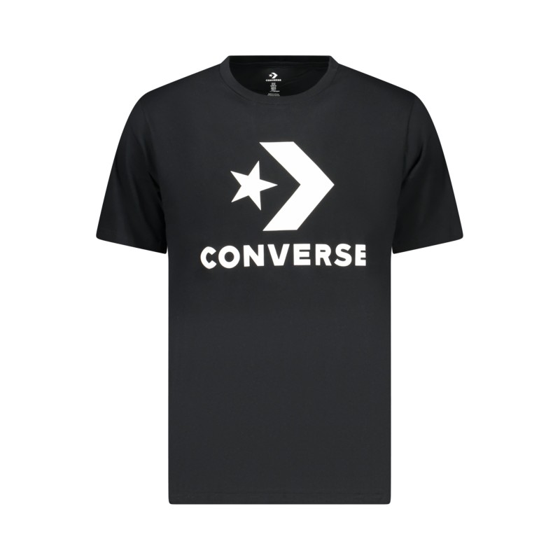 CONVERSE T-SHIRT MANICHE CORTE UOMO NERO