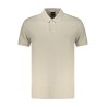 BOSS POLO MANICHE CORTE UOMO BEIGE