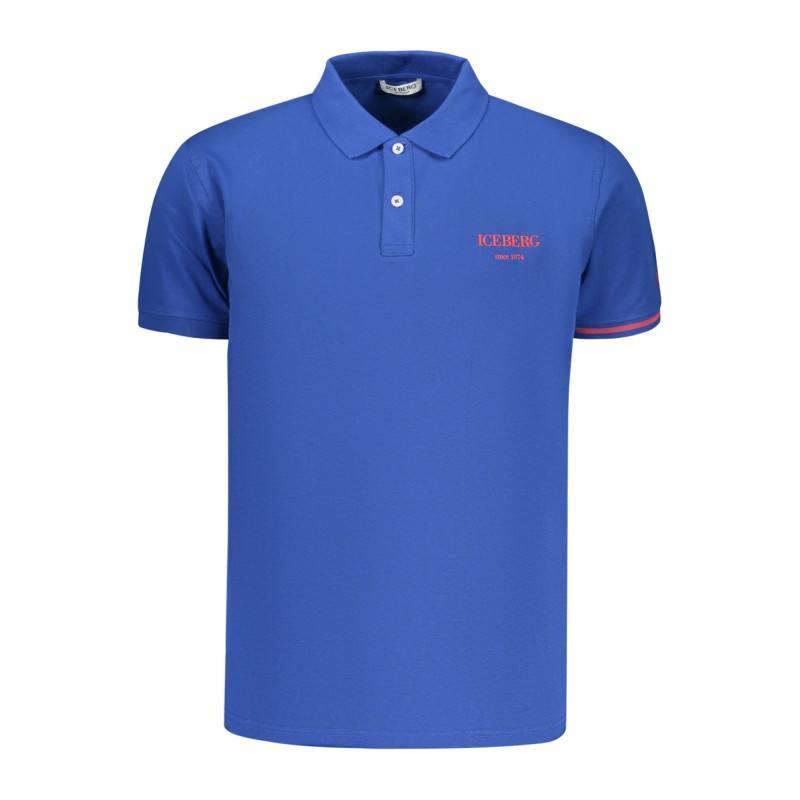ICEBERG POLO MANICHE CORTE UOMO BLU