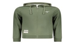 ACCADEMIA MILITARE FELPA CON ZIP UOMO VERDE