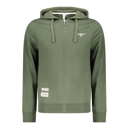 ACCADEMIA MILITARE FELPA CON ZIP UOMO VERDE