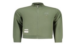 ACCADEMIA MILITARE FELPA CON ZIP UOMO VERDE