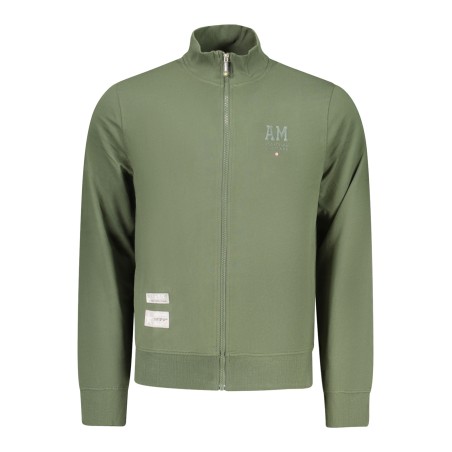 ACCADEMIA MILITARE FELPA CON ZIP UOMO VERDE