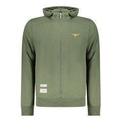 ACCADEMIA MILITARE FELPA CON ZIP UOMO VERDE
