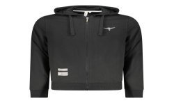 ACCADEMIA MILITARE FELPA CON ZIP UOMO NERO