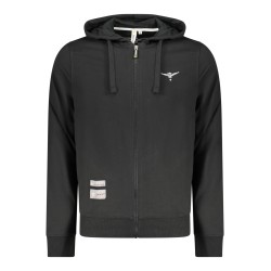 ACCADEMIA MILITARE FELPA CON ZIP UOMO NERO