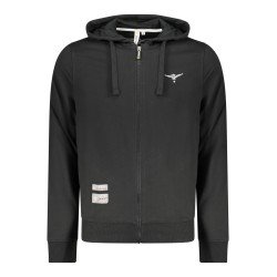 ACCADEMIA MILITARE FELPA CON ZIP UOMO NERO