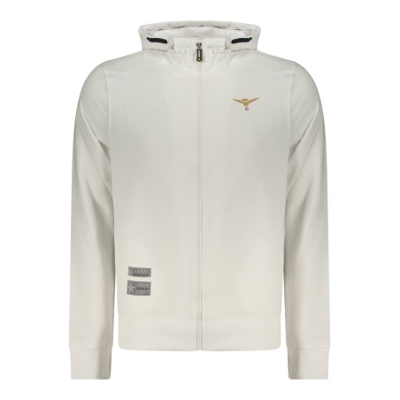 ACCADEMIA MILITARE FELPA CON ZIP UOMO BIANCO