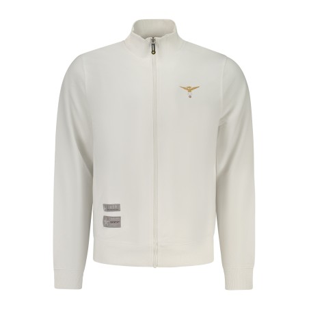 ACCADEMIA MILITARE FELPA CON ZIP UOMO BIANCO