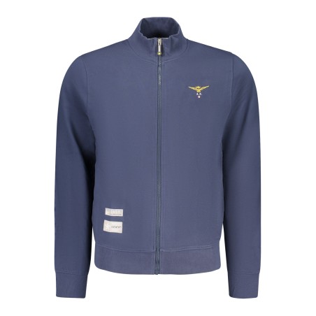 ACCADEMIA MILITARE FELPA CON ZIP UOMO BLU