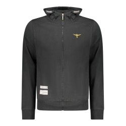 ACCADEMIA MILITARE FELPA CON ZIP UOMO NERO