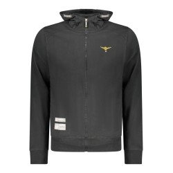 ACCADEMIA MILITARE FELPA CON ZIP UOMO NERO