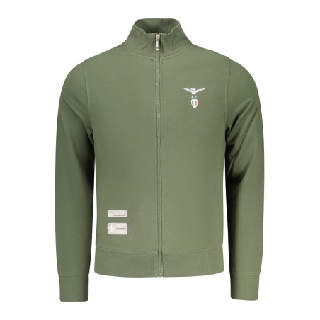 ACCADEMIA MILITARE FELPA CON ZIP UOMO VERDE
