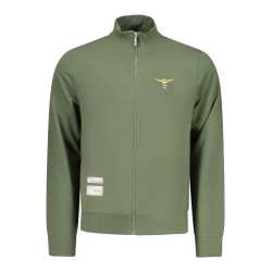 ACCADEMIA MILITARE FELPA CON ZIP UOMO VERDE