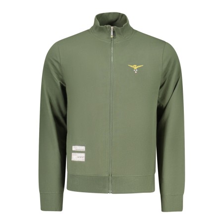 ACCADEMIA MILITARE FELPA CON ZIP UOMO VERDE