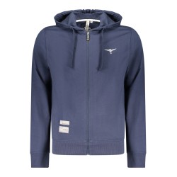 ACCADEMIA MILITARE FELPA CON ZIP UOMO BLU