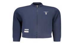 ACCADEMIA MILITARE FELPA CON ZIP UOMO BLU