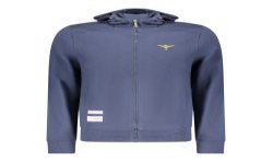 ACCADEMIA MILITARE FELPA CON ZIP UOMO BLU