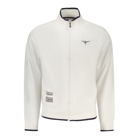 ACCADEMIA MILITARE FELPA CON ZIP UOMO BIANCO
