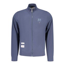ACCADEMIA MILITARE FELPA CON ZIP UOMO BLU