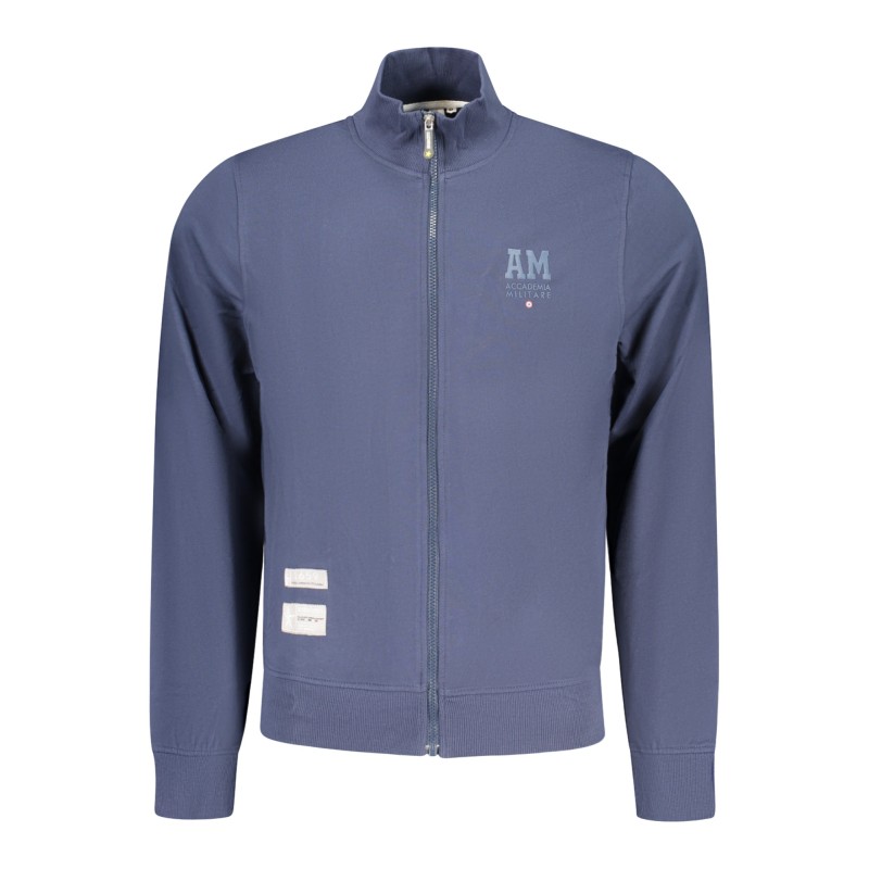 ACCADEMIA MILITARE FELPA CON ZIP UOMO BLU