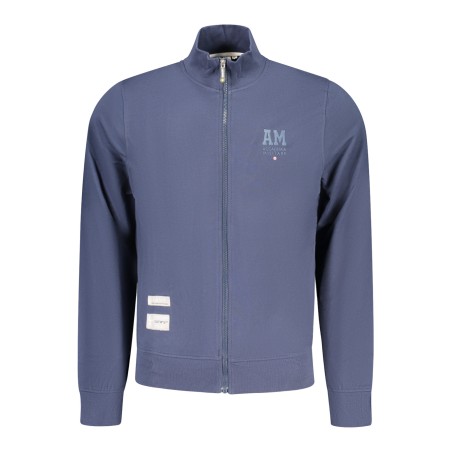 ACCADEMIA MILITARE FELPA CON ZIP UOMO BLU