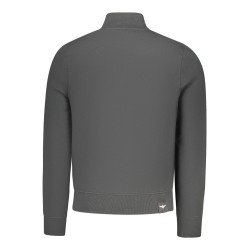 ACCADEMIA MILITARE FELPA CON ZIP UOMO NERO