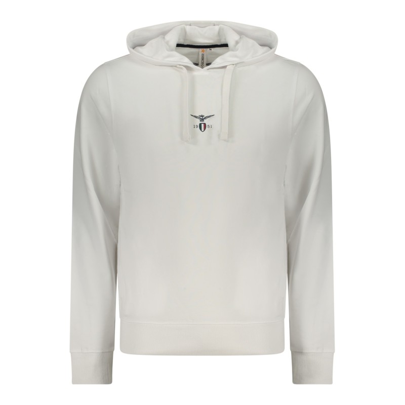 ACCADEMIA MILITARE FELPA SENZA ZIP UOMO BIANCO